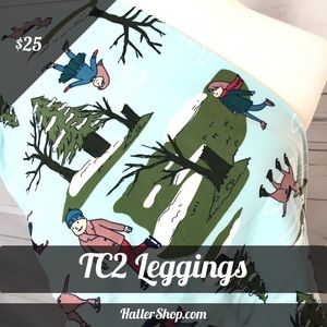 LuLaRoe Holiday Leggings TC2